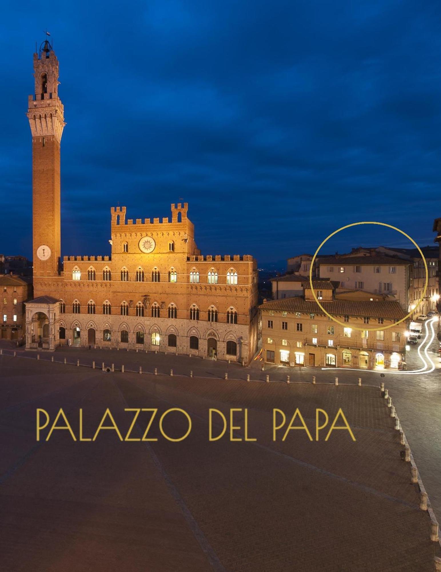 Hotel Palazzo Del Papa Siena Zewnętrze zdjęcie